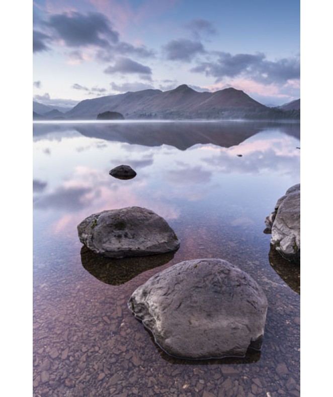 Pastel dawn Derwent water